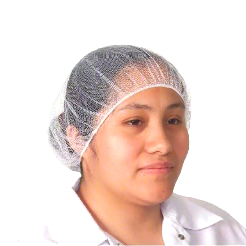 400 Pk Condor 1TTU8 White Hairnets 24" Large | 4 Pack Bulk Supply